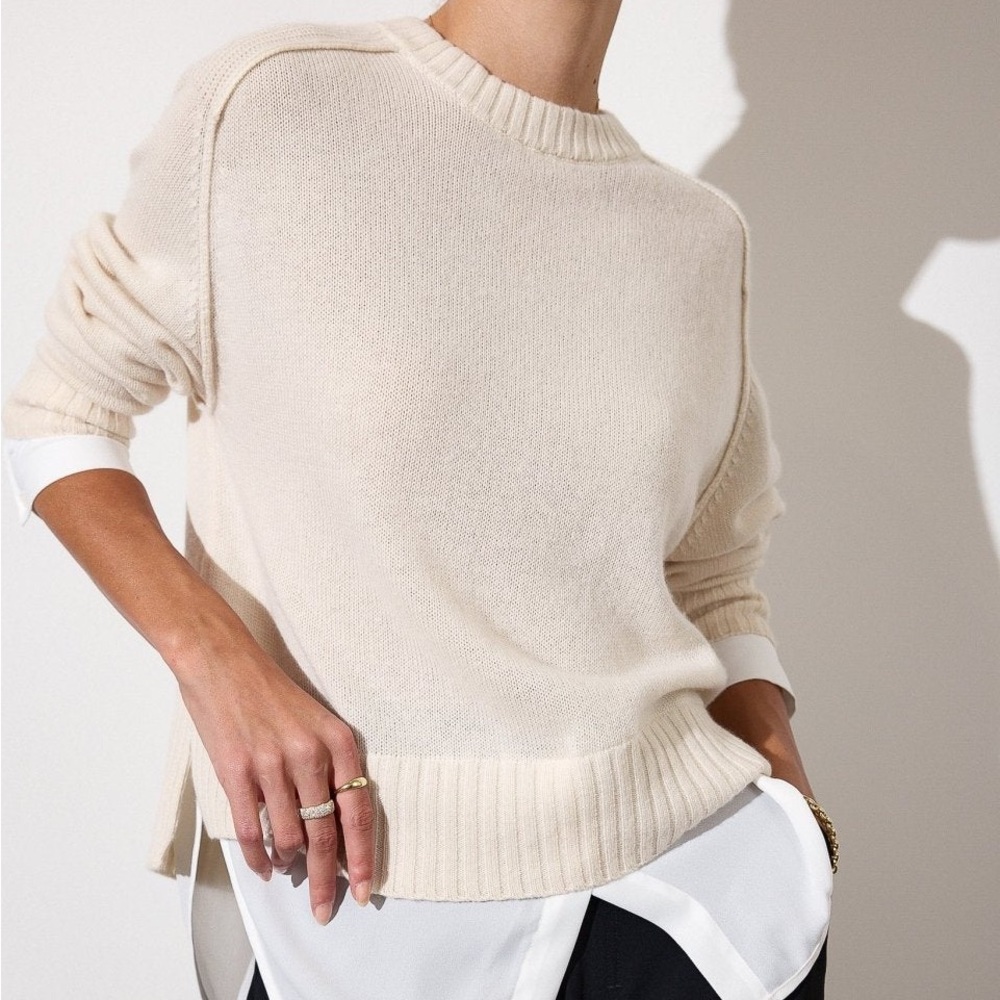 Brochu Walker Parson Looker Crew in Almond
